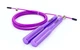 Скакалка скоростная Кроссфит с подшипником и стальным тросом Zelart 5100 2,75 м фиолетовая - изображение 2