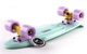Скейт Пенни Борд Penny FishSkateboards Mint 22" мятный, лиловые колеса - изображение 3