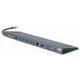 Концентратор Cablexpert USB-C 9-in-1 (Hub/HDMI/VGA/PD/card-reader/lan/audio) (A-CM-COMBO9-01) - изображение 1