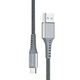 Кабель Grand-X USB-USB Type-C, 3A, 1.2м, Fast Сharge, Grey (FC-12G) - изображение 5