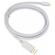 Кабель мультимедийный Mini Display Port to Display Port 1.8m 4K white Vinga (VCPMDPDP1.8WH) - изображение 2