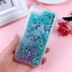 Чехол Glitter для Iphone 5 / 5s / SE Бампер Жидкий блеск бирюзовый - изображение 1