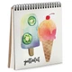 Блокнот Sketchbook Ice cream квадратный 16,7х18 см (BDK_TRO011) - изображение 1