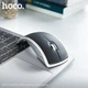 Беспроводная складная компьютерная мышь HOCO foldable USB wireless 2.4G mouse DI03 Black-silver (Di03) 1200DPI - изображение 8