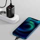 Сетевое зарядное устройство BASEUS Compact Quick Charger 1USB/1Type-C, QC/PD, 20W, 3A| с быстрой зарядкой Black (CCXJ-B01) - изображение 4