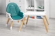 Стульчик для кормления 2 в 1 Caretero Tuva Dark Green - изображение 7