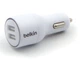 Автомобільний зарядний пристрій Belkin iPhone 4G(2USB+USB) White - зображення 5