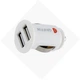 Автомобільний зарядний пристрій USB "Griffin" 2USB White - зображення 2