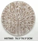 Панно настенное INNOVA HOME Дерево резбленое круг 78,5 см бежевое (HX7865) - изображение 2