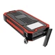 Солнечный повербанк iBattery YD-888KW с беспроводной зарядкой QI и фонариком 20000 mAh red - изображение 8