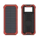 Солнечный повербанк iBattery YD-888KW с беспроводной зарядкой QI и фонариком 20000 mAh red - изображение 14
