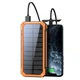 Солнечный повербанк iBattery YD-888KW с беспроводной зарядкой QI и фонариком 30000 mAh orange - изображение 13