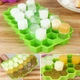 Силиконовая форма для льда CUMENSS Соты Green емкость заморозка (SKU_3474-13152) - изображение 2