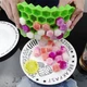 Силиконовая форма для льда CUMENSS Соты Green емкость заморозка (SKU_3474-13152) - изображение 3