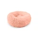 Лежак-пуфік Taotaopets 552201 S Pink для котів собак круглий лежанка - зображення 2