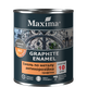 Эмаль антикоррозийная по металлу 3в1, графитная Maxima Коричневая 0.75кг - изображение 1