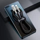 Кабель для швидкого заряджання Baseus Cafule Series Metal Cable USB to Type-C 66W 6A 1m Black (CAKF000101) - зображення 8
