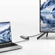 HUB адаптер Baseus Metal Gleam Series 7-in-1 2xUSB3.0 + 4KHD + Type-C + Type-C PD+ TF + SD переходник хаб (WKWG020113) - изображение 7