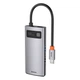 USB-хаб USB Type-C Baseus Metal Gleam Multi-functional 4-in-1 (PD, USB, HDMI) (CAHUB-CY0G) Gray - изображение 2