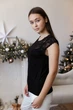 Майка женская черная 2XL Ozkan 1430 - изображение 4