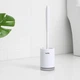 Йоржик для унітазу MBM HOME BP-12 настінний клейкий пластиковий біло-сірий - зображення 7