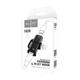 Перехідник Hoco LS20 Lightning to Lightning 220V + Lightning-HF Чорний - зображення 2