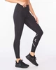 Женские компрессионные тайтсы 2XU, Hi-Rise Compress Tights, M, черный/серебристый логотип - изображение 4