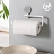 Тримач для паперових рушників клейкий MBM HOME BP-10 WHITE пластиковий білий - зображення 1