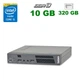 Неттоп Lenovo ThinkCentre M72e Tiny / Intel Core i5-3470T (2 (4) ядра по 2.9 - 3.6 GHz) / 10 GB DDR3 / 320 GB HDD / Wi-Fi / Intel HD Graphics 2500 б/у - изображение 1