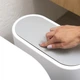 Ведро для мусора MBM HOME BP-14 пластиковое Бело-серое - изображение 6