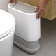Ведро для мусора MBM HOME BP-14 пластиковое Бело-серое - изображение 7