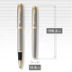 Набір ручок Parker IM 17 Brushed Metal GT RB+BP в подарунковій упаковці DUOSETS (22292b19) - изображение 7