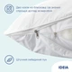 Подушка Super Soft Premium 70х70 см IDEIA два чехла с молнией, искусственный пух, лебяжий пух, аналог пуха, премиум, хлопок - изображение 6