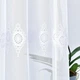 Тюль батист с вышивкой Голубина V-beyaz м.п. - изображение 4