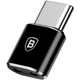 Адаптер переходник micro Usb на Type-C- Baseus CAMOTG-01 - изображение 1