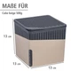 Вологовбирач Wenko Cube, 500 м, 0.8 л, 13x13x13 см бежевий (50232100) - зображення 4