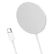 Беспроводное зарядное устройство Hoco CW29 Magnetic 15W 2A зарядка QI магнитная White (CW29) - изображение 2