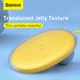 Беспроводное зарядное устройство Baseus Jelly 15W 2A зарядка QI Yellow (WXGD-03) - изображение 7