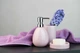 Склянка для зубних щіток Wenko Polaris Pastel, кераміка, рожевий - зображення 4