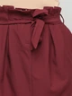 Кежуал однотонна спідниця PROMOD PD210618-78 XL (41335XL) Бордовий - зображення 4