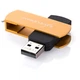 USB флеш накопичувач eXceleram 64GB P2 Series Gold/Black USB 2.0 (EXP2U2GOB64) - изображение 2