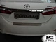 Накладка на бампер Toyota Corolla 2013- з загином без напису NataNiko Z-TO21 - зображення 1