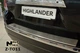 Накладка на бампер Toyota Highlander 2008- с загибом без надписи NataNiko Z-TO11 - изображение 1