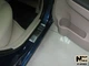 Накладки на пороги Hyundai Accent III 2006- premium NataNiko P-HY02 - изображение 2