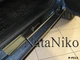 Накладки на пороги Fiat Grande Punto 5D / Punto Evo 5D 2005-2009 / 2009- premium NataNiko P-FI13 - изображение 1