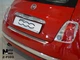 Накладка на бампер Fiat 500 2007- с загибом NataNiko Z-FI03 - изображение 1