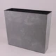 Горщик терасовий для квітів Urbi Case Beton Effect високий Бетон (DUC600TE-422U) - зображення 2