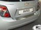 Накладка на бампер Chevrolet Aveo 2011- с загибом NataNiko Z-CH05 - изображение 1