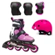 Дитячі ролики Rollerblade Microblade G 2021 з комплектом захисту 3в1 - зображення 1