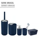 Контейнер мусорный с поворотной крышкой Wenko Brasil L Dark Blue, 6.5 л, Ø 19,5 x 31 см, пластик (TPE), темно-синий - изображение 3